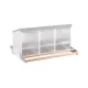 Wooden perch for outdoor nesting box