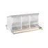 Wooden perch for outdoor nesting box : Perch Model:3 seats