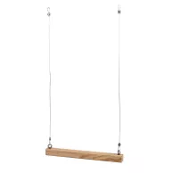 Houten schommel met kabels