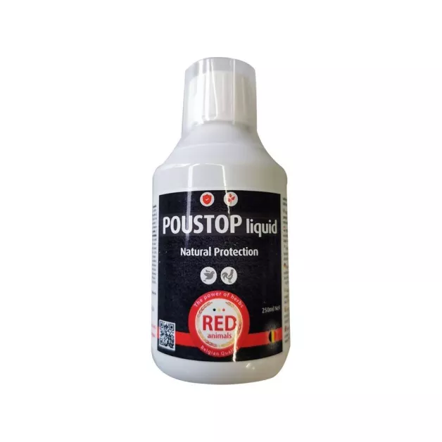 Anti-luizenproduct Poustop Red Animals voor pluimvee