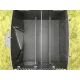 Igloo-ecodesign chicken coop on legs made of imperishable recycled plastic