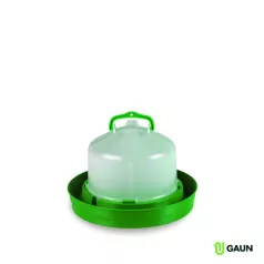 Durable plastic poultry waterer with handle Durable plastic poultry waterer with handle