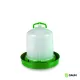 Durable plastic poultry waterer with handle