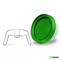 Support pour abreuvoir volaille en plastique