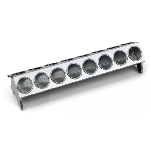 Galvanized steel feeders to feed your chickens