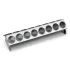 Galvanized linear feeder : Dimensions:8 x 33 cm (8-10 chicks)
