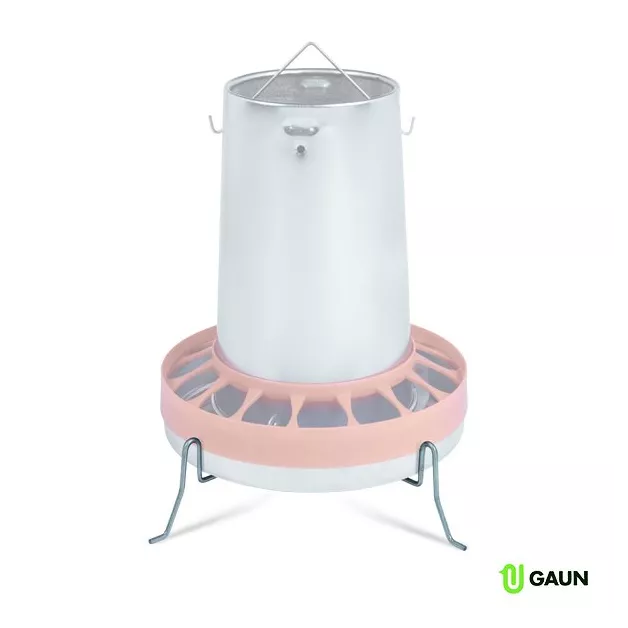 Metal support for hopper