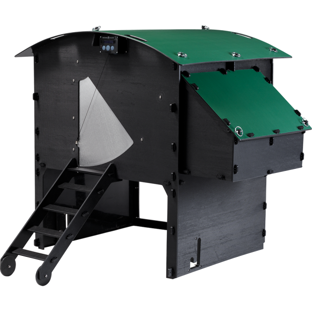 Poulailler iglou-écodesign sur pieds en plastique recyclé impérissable