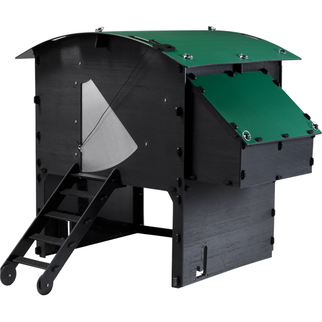 Poulailler iglou-écodesign sur pieds en plastique recyclé impérissable