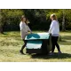 Igloo-ecodesign chicken coop on legs made of imperishable recycled plastic