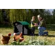 Igloo-ecodesign chicken coop on legs made of imperishable recycled plastic