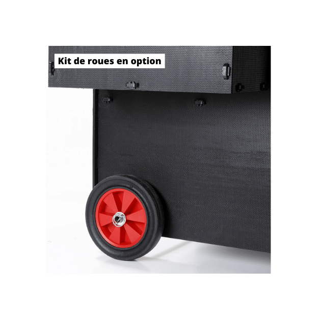 Kippenhok iglo-ecodesign op poten van onverwoestbaar gerecycled plastic