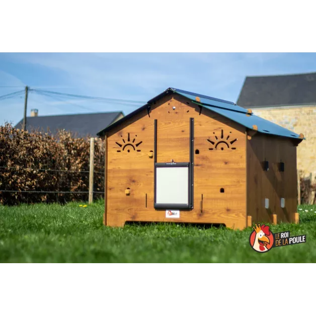 Poulailler en HPL haute qualité anti poux rouges