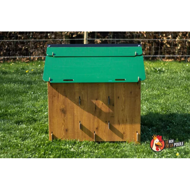 Poulailler en HPL haute qualité anti poux rouges