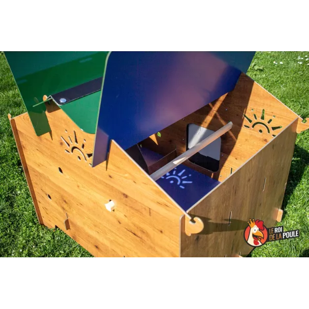 Poulailler en HPL haute qualité anti poux rouges