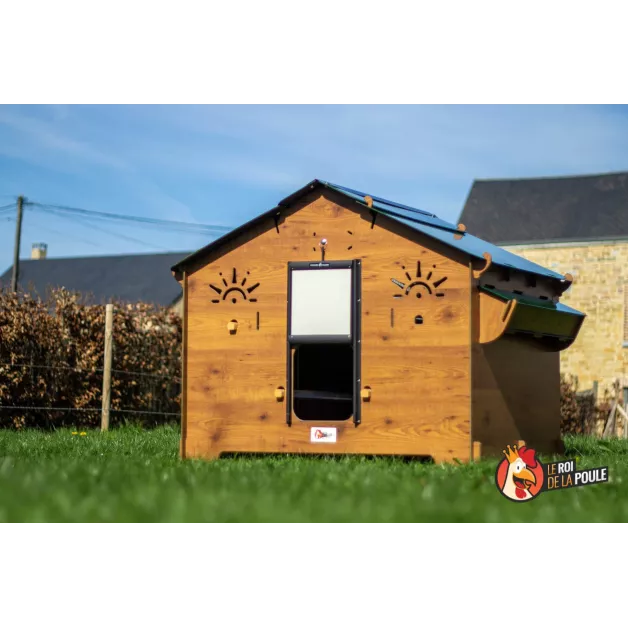 Poulailler en HPL haute qualité anti poux rouges