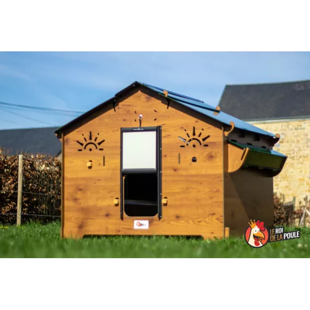 Poulailler en HPL haute qualité anti poux rouges