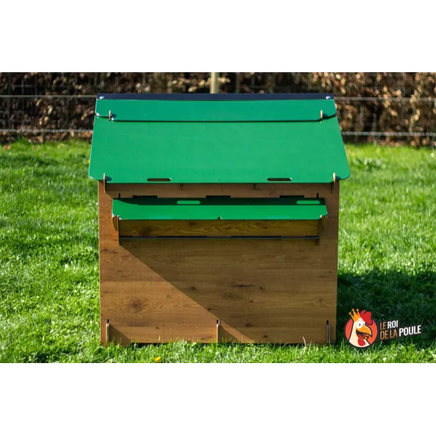 Poulailler en HPL haute qualité anti poux rouges