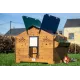 High-quality HPL chicken coop, red mite resistant