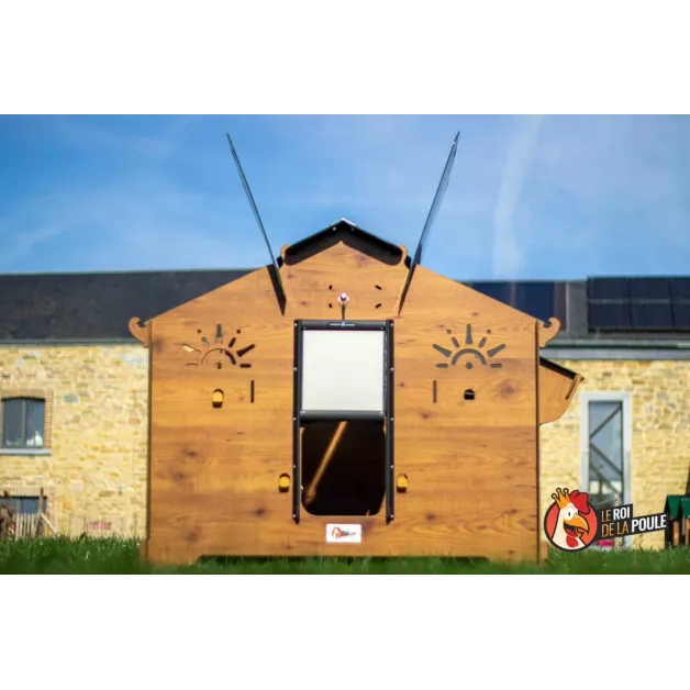 Poulailler en HPL haute qualité anti poux rouges