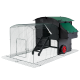 Recycled plastic chicken coop enclosure
