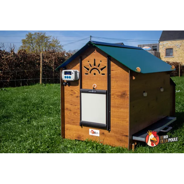 Poulailler en HPL haute qualité anti poux rouges