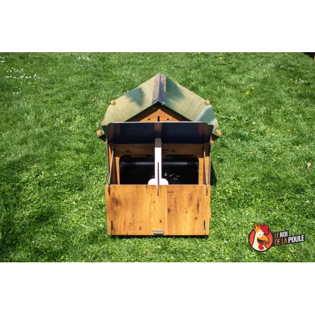 Poulailler en HPL haute qualité anti poux rouges