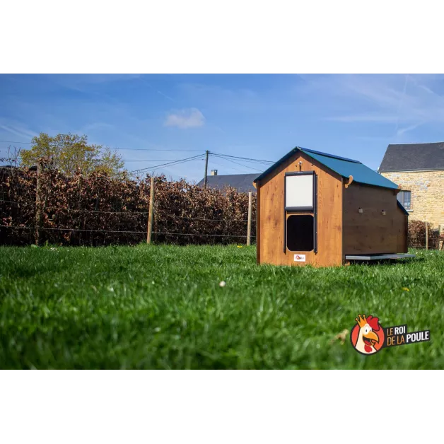 Poulailler en HPL haute qualité anti poux rouges