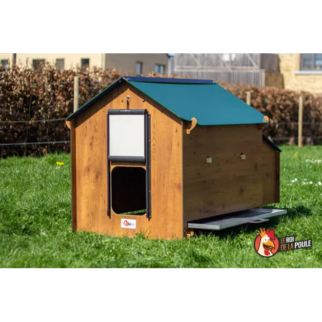 Poulailler en HPL haute qualité anti poux rouges