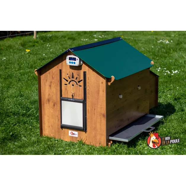 Poulailler en HPL haute qualité anti poux rouges