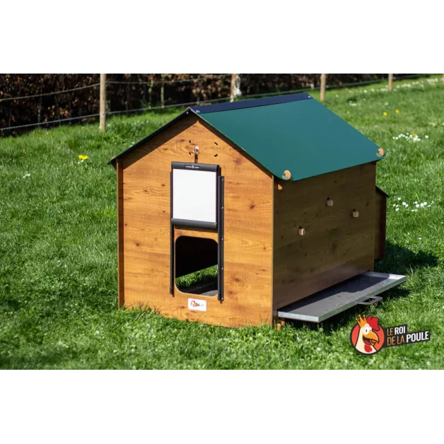 Poulailler en HPL haute qualité anti poux rouges