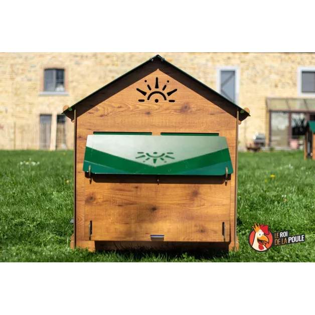 Poulailler en HPL haute qualité anti poux rouges