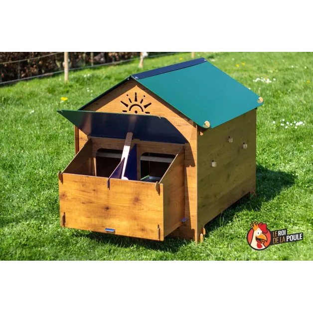 Poulailler en HPL haute qualité anti poux rouges