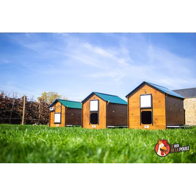 Poulailler en HPL haute qualité anti poux rouges