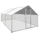 Large enclosure for chickens and other poultry of 12 m²