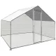 Large enclosure for chickens and other poultry of 12 m²