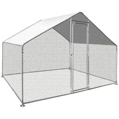 Grote ren voor kippen en ander pluimvee van 12 m².