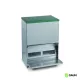 Galvanized anti-waste hopper for ducks