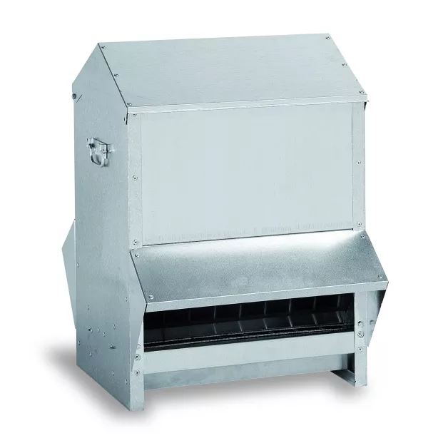Galvanized hopper for outdoor use, 50 and 100 kg