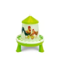 Plastic hopper on legs with 4 kg design