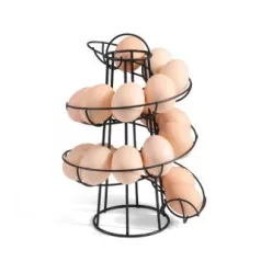 Spiral egg holder