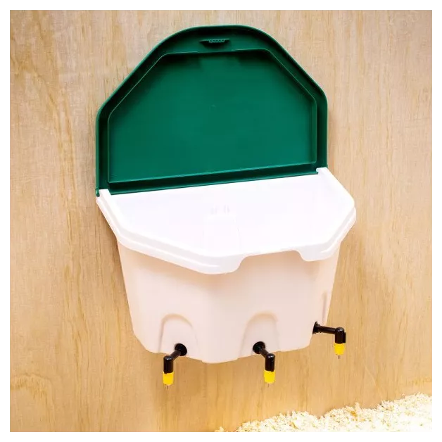 Drinkbak AviAqua 8L om op te hangen + 3 bakjes / pipetten Drinkbak AviAqua 8L om op te hangen + 3 bakjes / pipetten