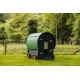 Igloo-ecodesign chicken coop on legs made of imperishable recycled plastic