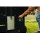 Igloo-ecodesign chicken coop on legs made of imperishable recycled plastic