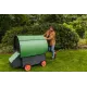 Igloo-ecodesign chicken coop on legs made of imperishable recycled plastic