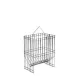 Galvanized hay rack for chickens