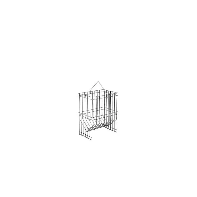 Galvanized hay rack for chickens