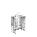 Galvanized hay rack for chickens