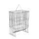 Galvanized hay rack for chickens