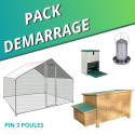 Chicken coop and enclosure pack